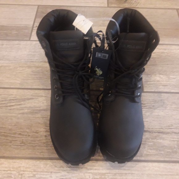U.S. Polo Assn. Owen High Boots (Black) Size 10 - Picture 7 of 10